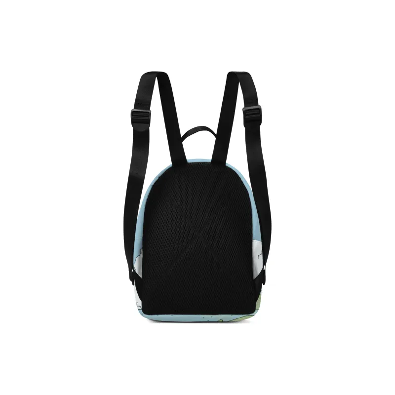 Soundbyte Polyester Backpack Laptop Bag Mini Unisex Blue-4