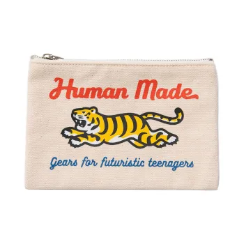 HUMAN MADE Cotton Clutch Regular Unisex White