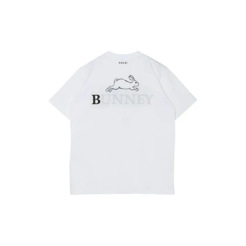 Sacai x BUNNEY X Eugene Whang T-Shirt Unisex White-1