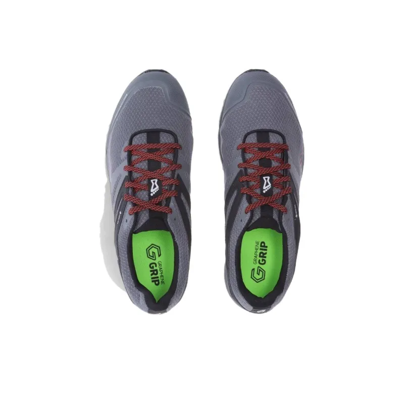 INOV-8 Roclite 315 GTX V2 Waterproof And Breathable Low-Top Outdoor Shoes Men's Gray Black Red-4