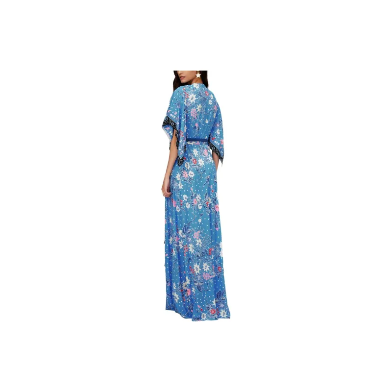 DVF Diane Von Furstenberg Gary Wrap Maxi Dress-1