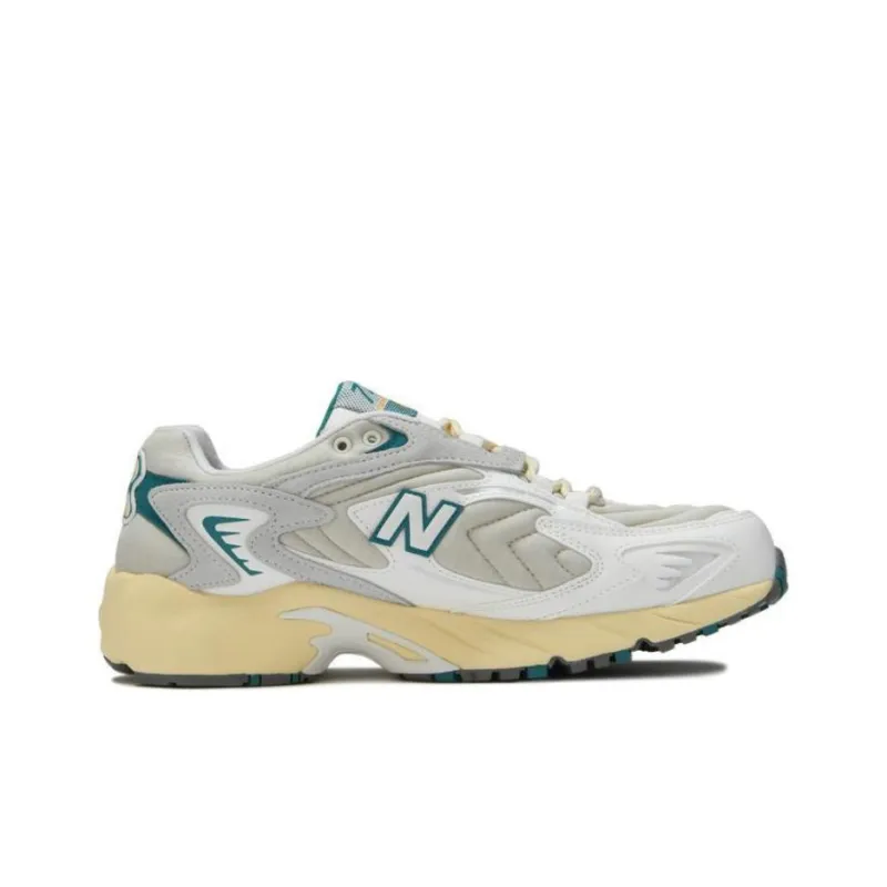 New Balance NB 725 Shock Absorbers With Slip Resistant Features Low Top Running Shoes Unisex White Green-1