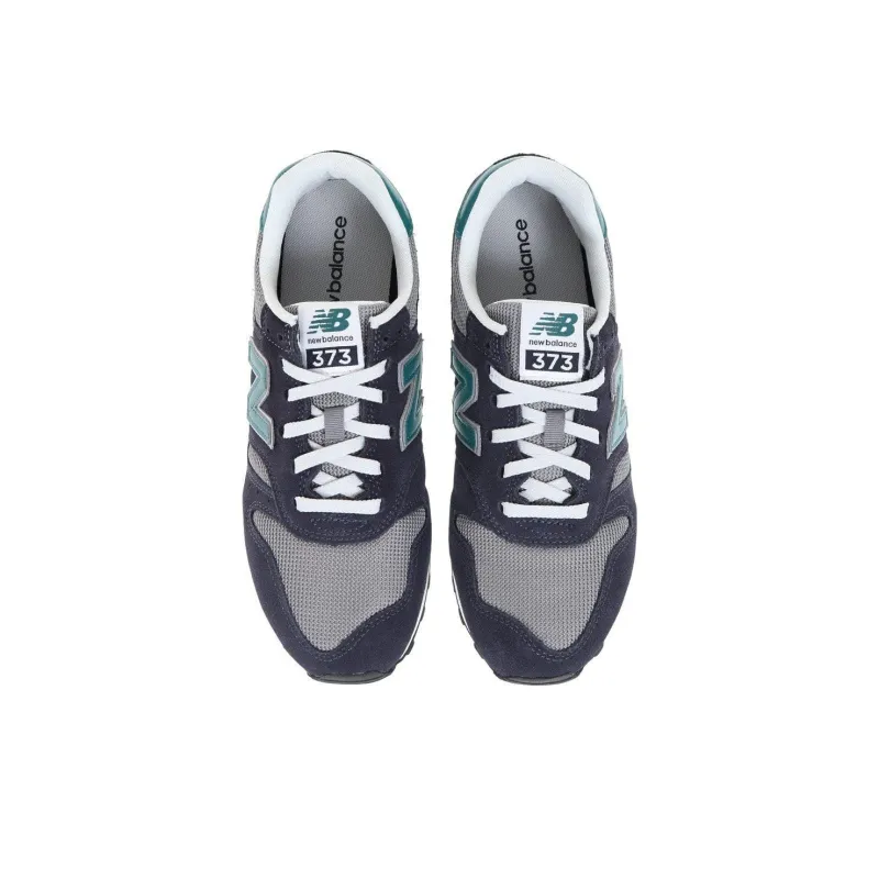New Balance NB 373 Abrasion Resistant Breathable Low Top Running Shoes Men's Blue Gray Green-2