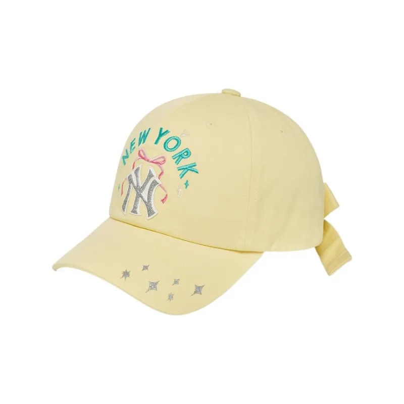 MLB Cotton Baseball Caps Kids' Pink/Purple/Yellow-7