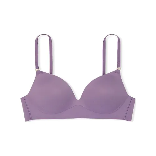 Victoria's Secret PINK LOVE CLOUD Wireless Push Up Bra/Frozen Plum Bra Women's Purple