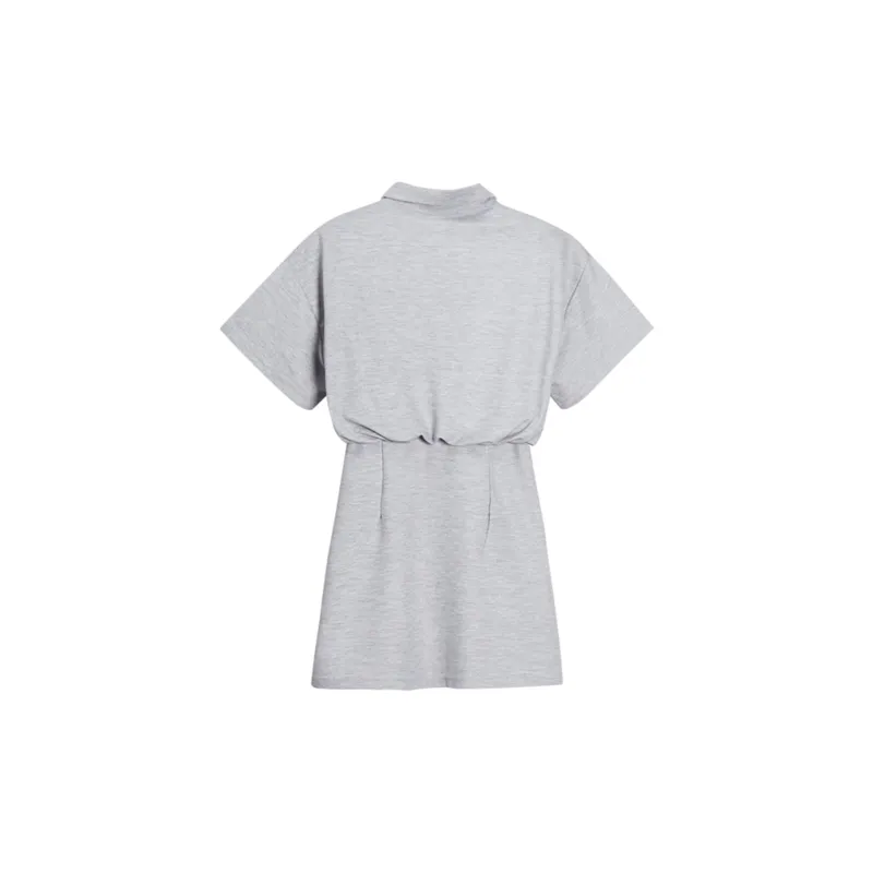 ZUOBEIKA Short Sleeved Dresses Women's Heather Gray-1