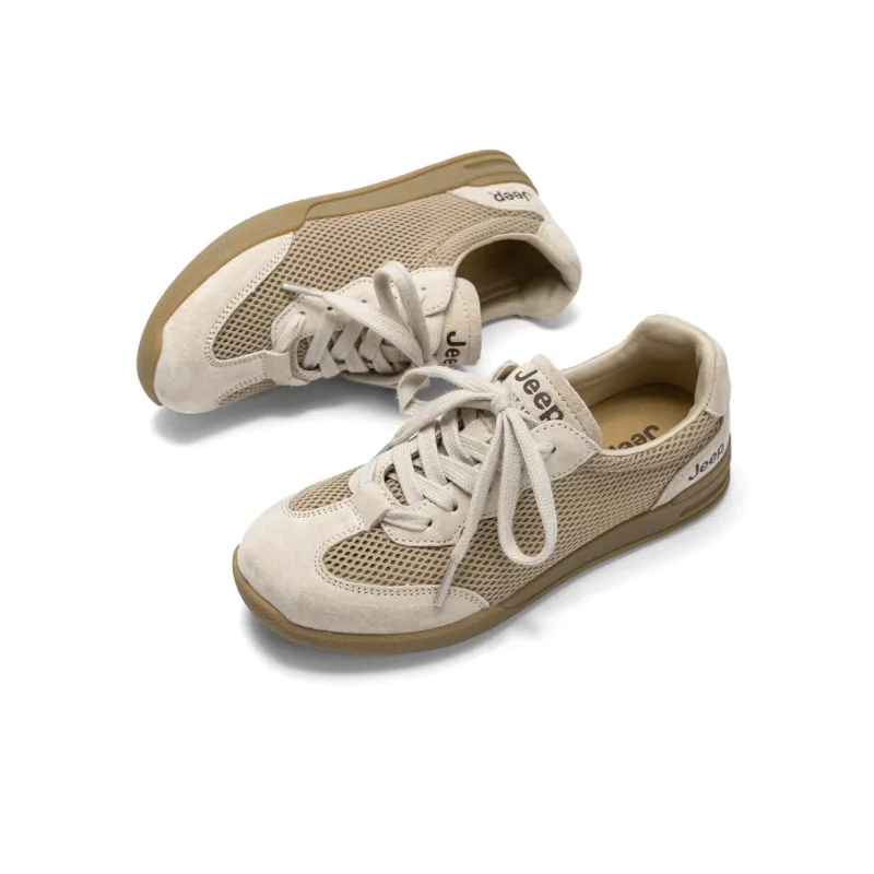 Jeep Shock Absorbers Slip Resistant, Abrasion Resistant, Breathable Low Top Casual Running Shoes Women's Gray-3