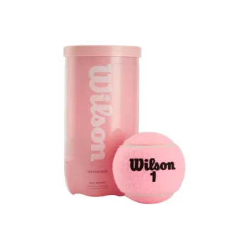 Wilson Tennis Balls Blend Wool Training Ball Indoor And Outdoor Pink