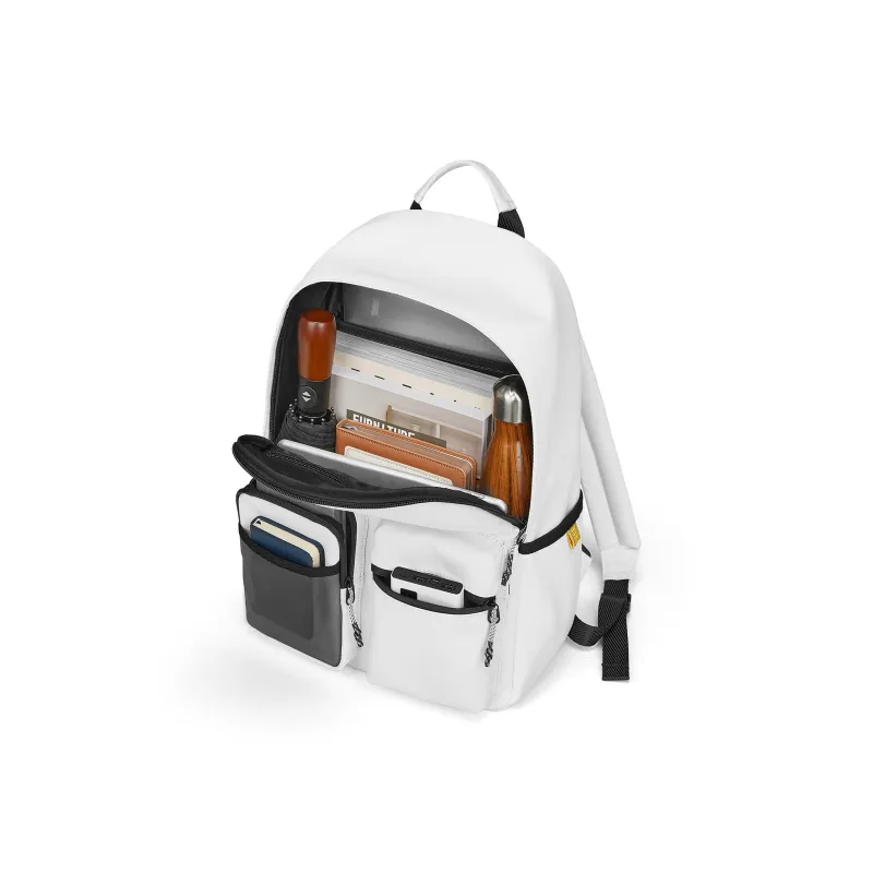 CHAOFANJI Membrana Dermalis Bag Backpack Regular Unisex White/Black-3