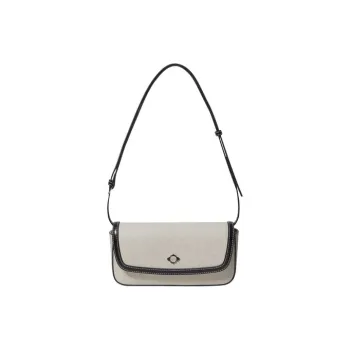 ORYANY Leather Portable Crossbody Bag Shoulder Bag Women's Ecru