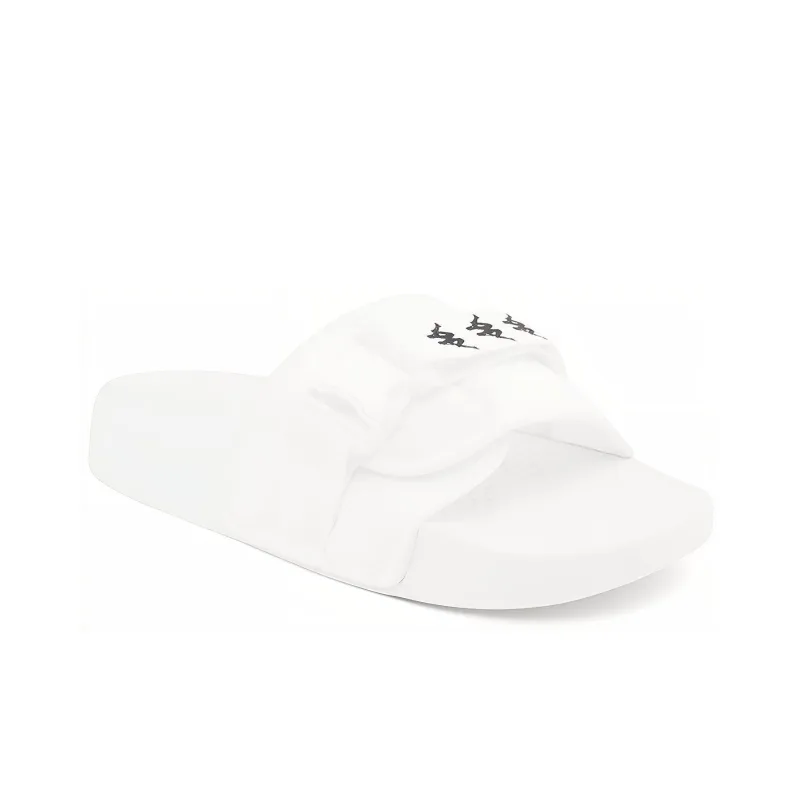 Kappa Rubber Sole Slide Slippers Unisex White-1