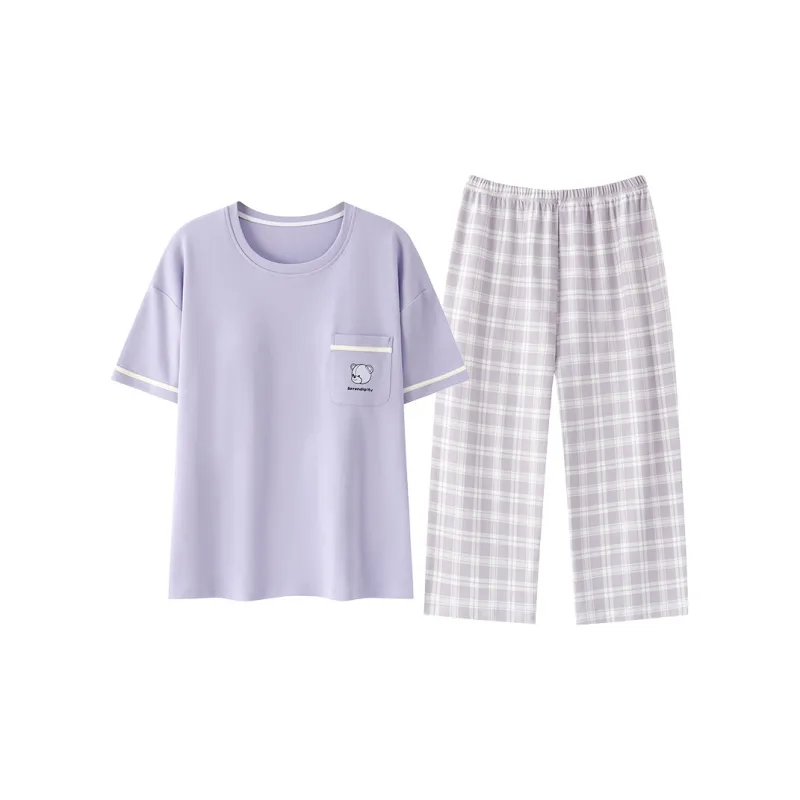 GOSO Pajama Set Women's Purple Shades-0