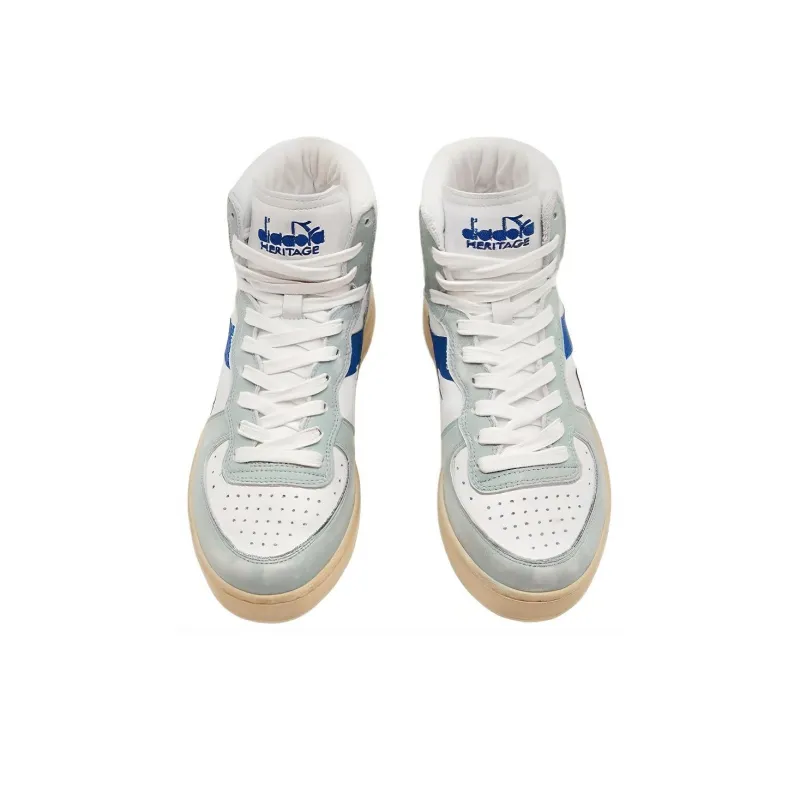 diadora Mi Basket High Used 'Grey Dark Antique Silver'-3