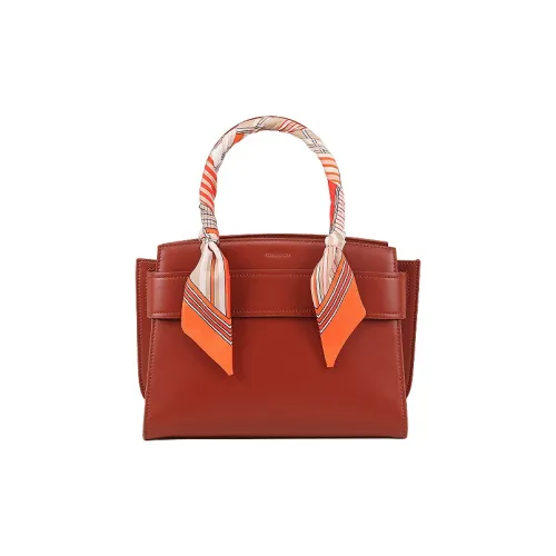 Miao Di Handbags Vintage Brick Red