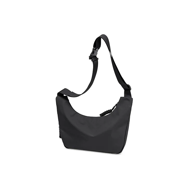 MAKEUP KITTEN Nylon Fabric With Synthetic Leather Crossbody Bag Shoulder Bag Regular Unisex Black/Khaki-2