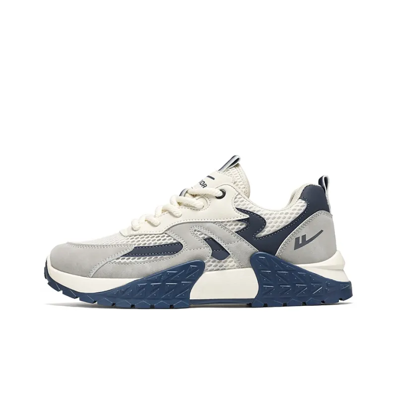 Warrior Height-Enhancing Wear-Resistant Lightweight Low-Top Casual Shoes Men's-0