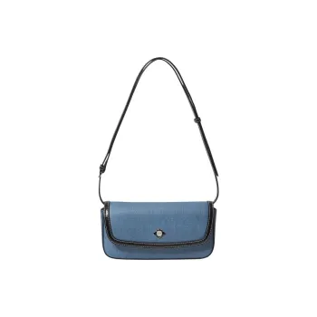 ORYANY Leather Handbag Shoulder Bag Women's Denim Blue