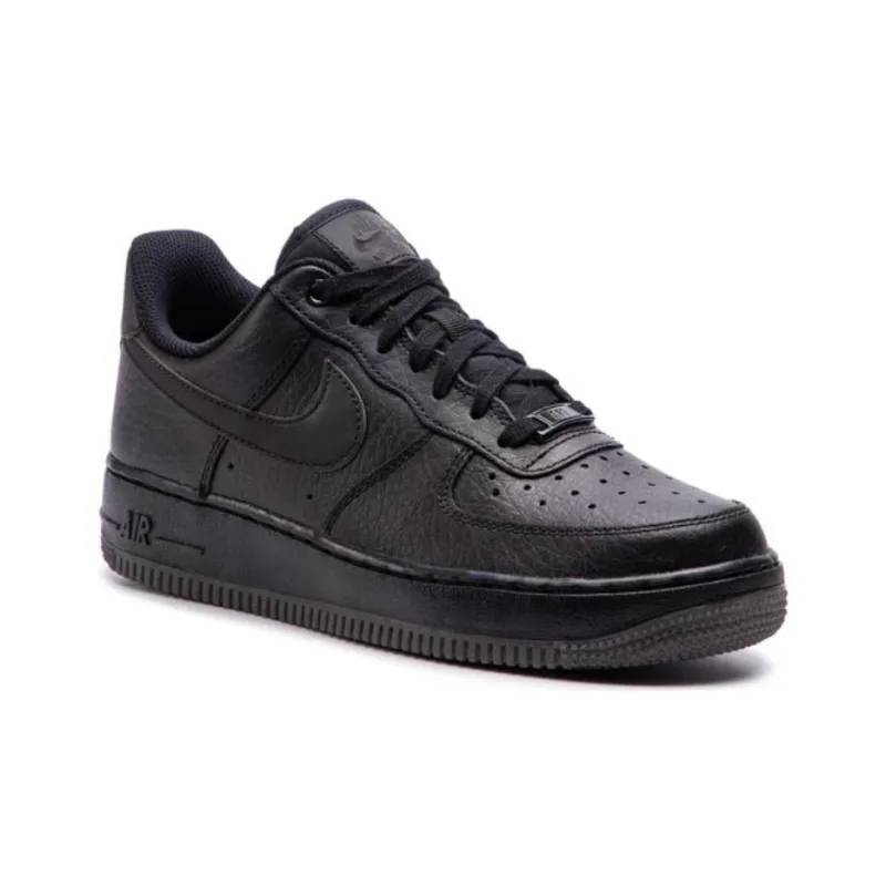 Nike Air Force 1 07 Essential Non-slip Lightweight Low-Top Skateboard Shoes Unisex Black-1