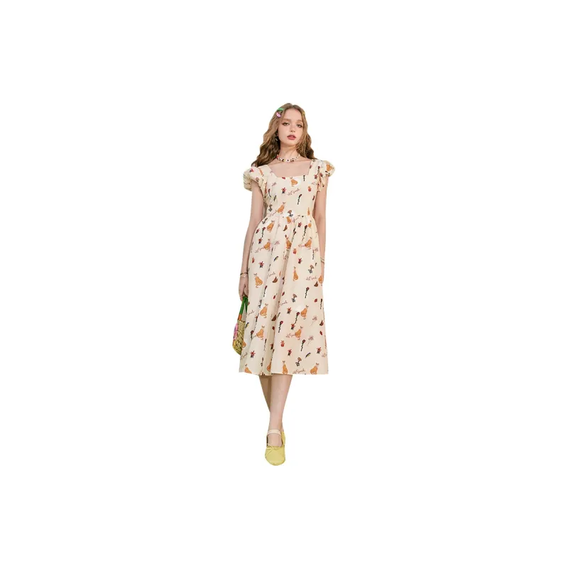 ELF SACK Short Sleeved Dresses Women's-1