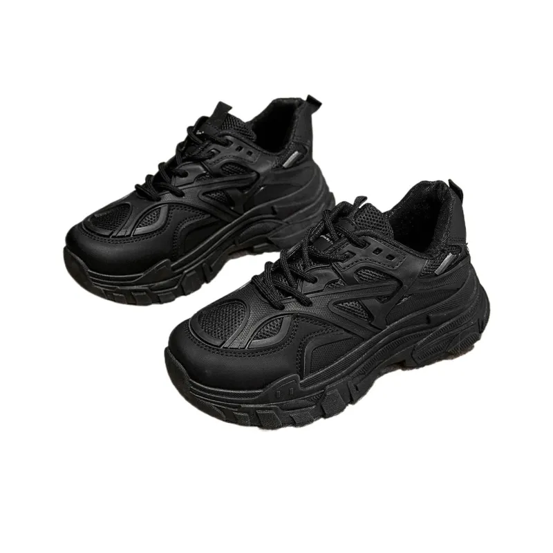 Medd Height Increasing Balance Impact Resistant Support Lightweight Breathable Low Top Chunky Sneakers Women's-15