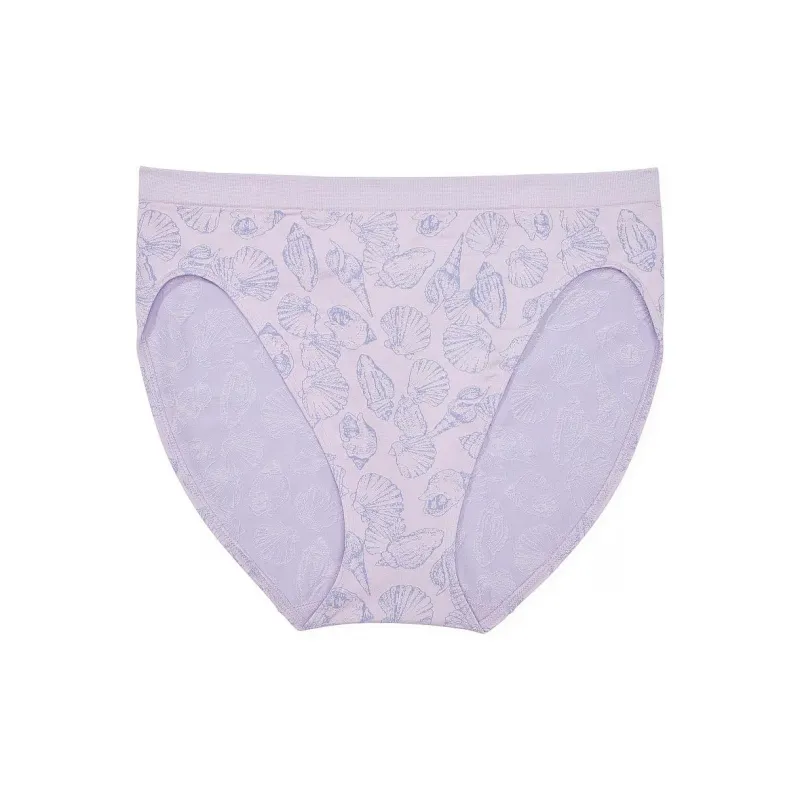 Victoria's Secret Pink Seamless High-Leg Brief Panty/purple Underpants Women's 1 Pack Perfume Purple-0