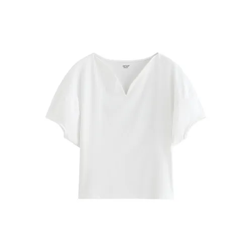 Inman T-Shirts Women's Pearl White