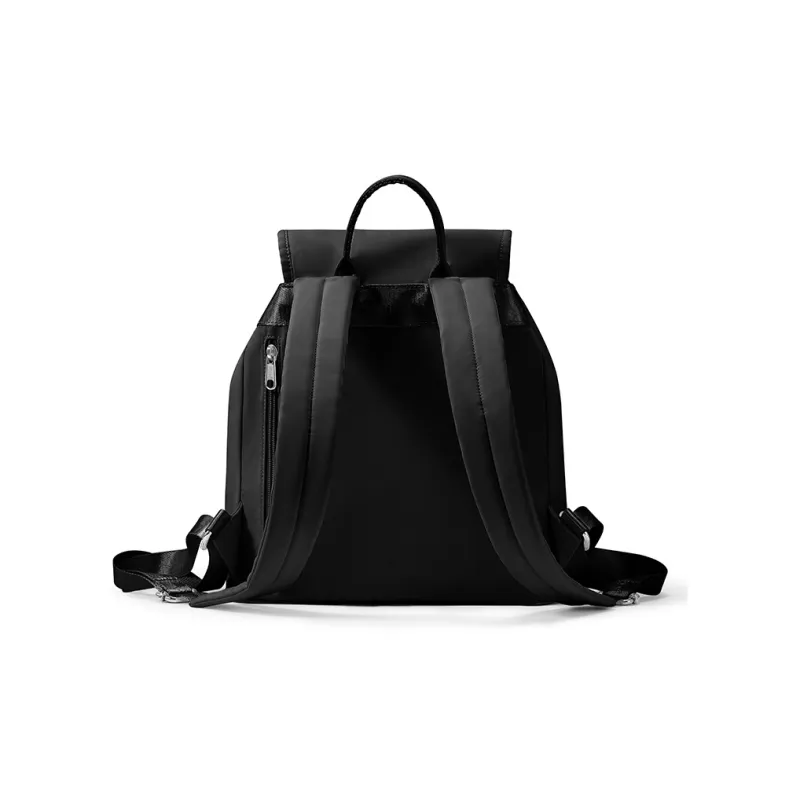 NANACREW Fabric Bucket Bag Backpack Regular Women's Black/Ecru/Burgundy-5