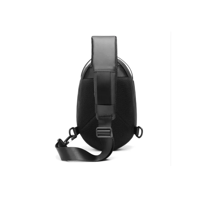 MingLu Oxford One Shoulder Crossbody Sling Bags Regular Unisex Blue Black-1