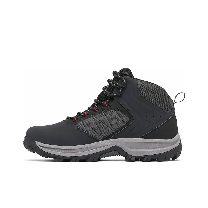 Columbia Wear resistant And Waterproof High Top Trekking Shoes Men's Black-0