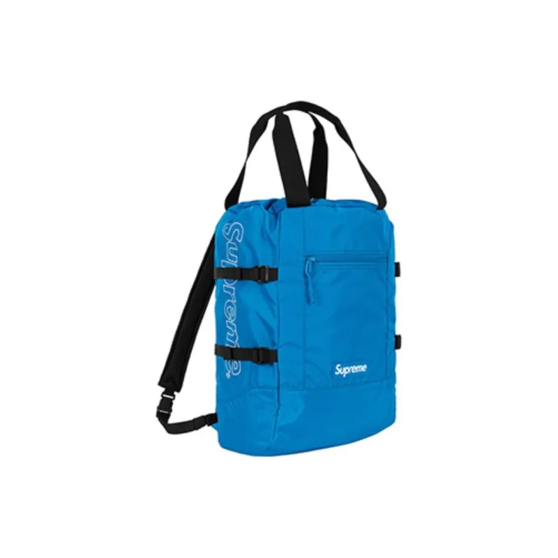 Supreme SS19 Nylon Tote Bag, Shopping Bag, Backpack, Shoulder Bag, Handbag Regular Unisex Blue-1