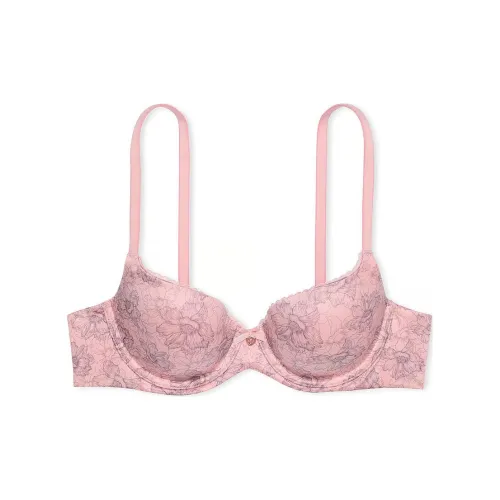 Victoria's Secret Pink Lightly Lined Smooth Demi Bra / Pink Bra Women's Pink Leucadendron