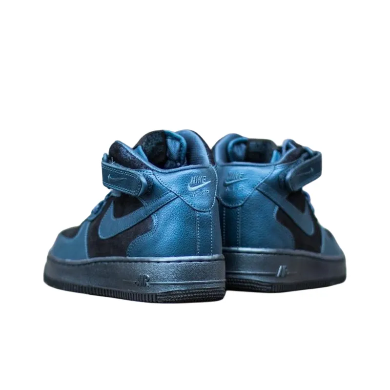 Nike Air Force 1 Mid '07 Prm Metallic Armory Navy Women's-3