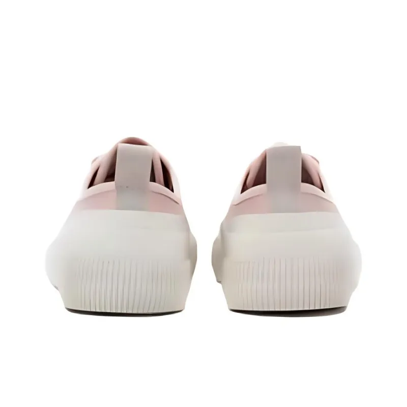 AIGLE Rubber Low Anti-Slip Wear-Resistant Lightweight Breathable Low-Top Canvas Shoes Women's Pink White-2