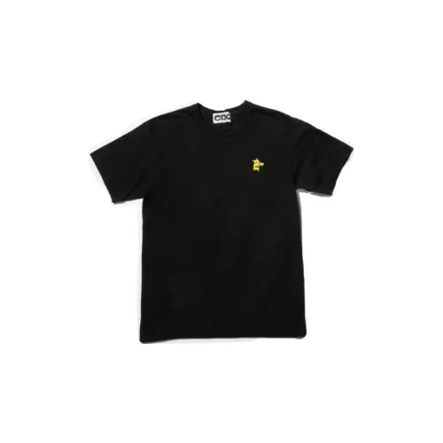 Pokemon X CDG T-Shirts Unisex Black