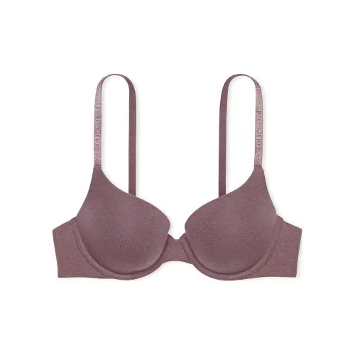 Victoria's Secret PINK THE T-SHIRT Cotton Push-Up Perfect Se Bra/CB Bra Women's Cocoa Blush