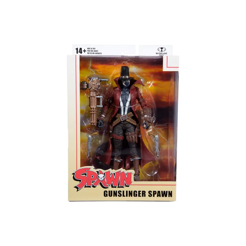 McFARLANE Spawn Second Wave Mechanical Gorilla Female Spawn Dark Redeemer Soul Lasher Gatling Denim Action Figures-19