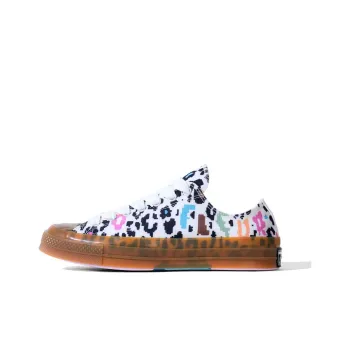 Le FLEUR* x Converse Chuck 70 Durable Breathable Low Top Canvas Shoes Men's White Black