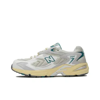 New Balance NB 725 Shock Absorbers With Slip Resistant Features Low Top Running Shoes Unisex White Green