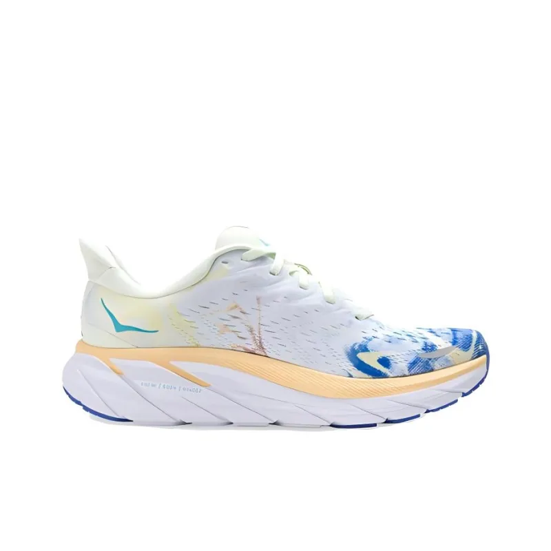 HOKA ONE ONE Clifton 8 Wide 'White Blue' Women's-1