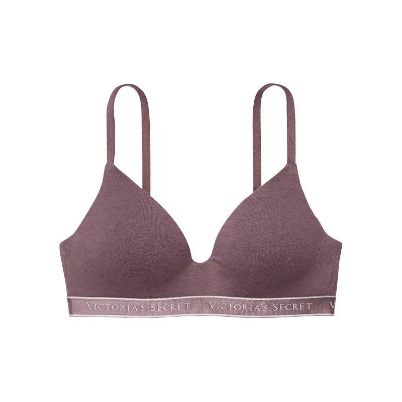 Victoria's Secret PINK THE T SHIRT Cotton Lightly Lined Wireless Bra/ CB Bra Women's Blush Color-0