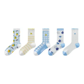 Ordifen Mid Calf Socks Women's 5 Pack