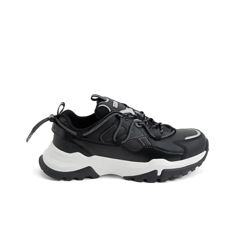 Discovery Expedition Anti Slip And Wear Resistant Lightweight Low Top Chunky Sneakers Men's Black-1