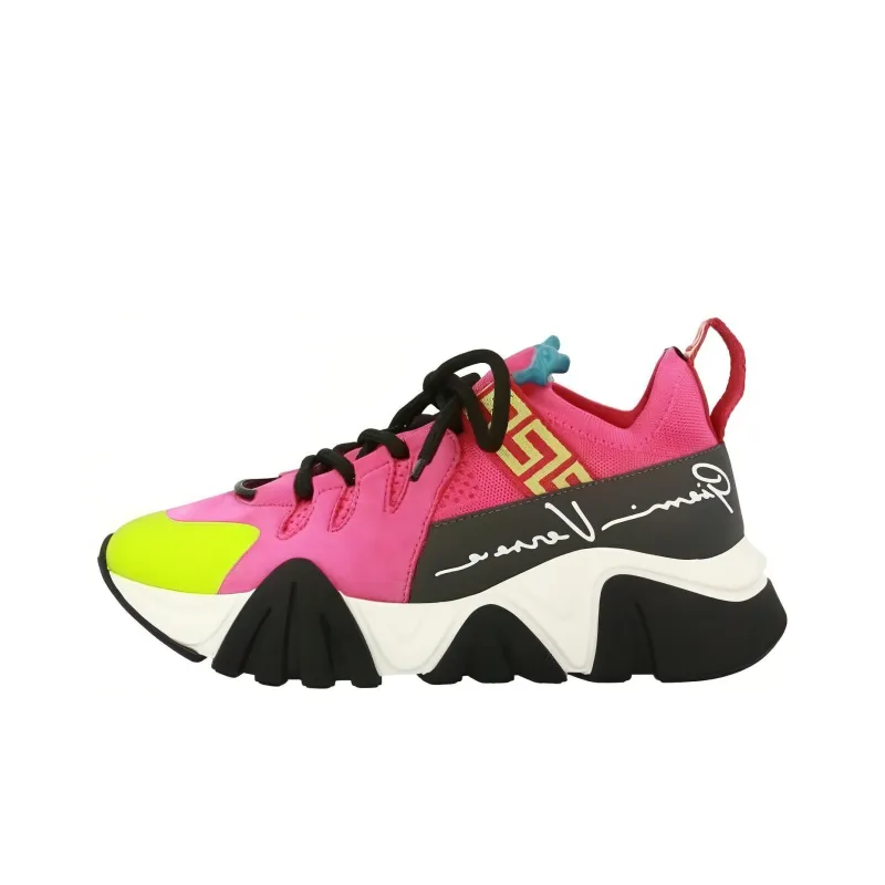 VERSACE Squalo Knit Pink Green Women's-0