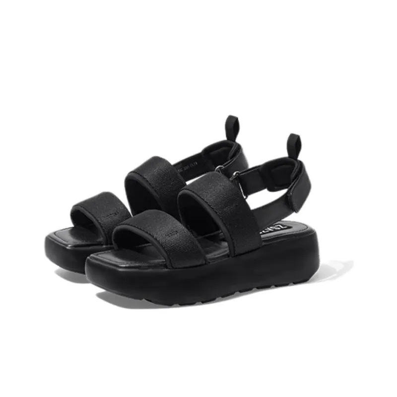 ZSAZSAZSU Beach Sandals Women's Black-1