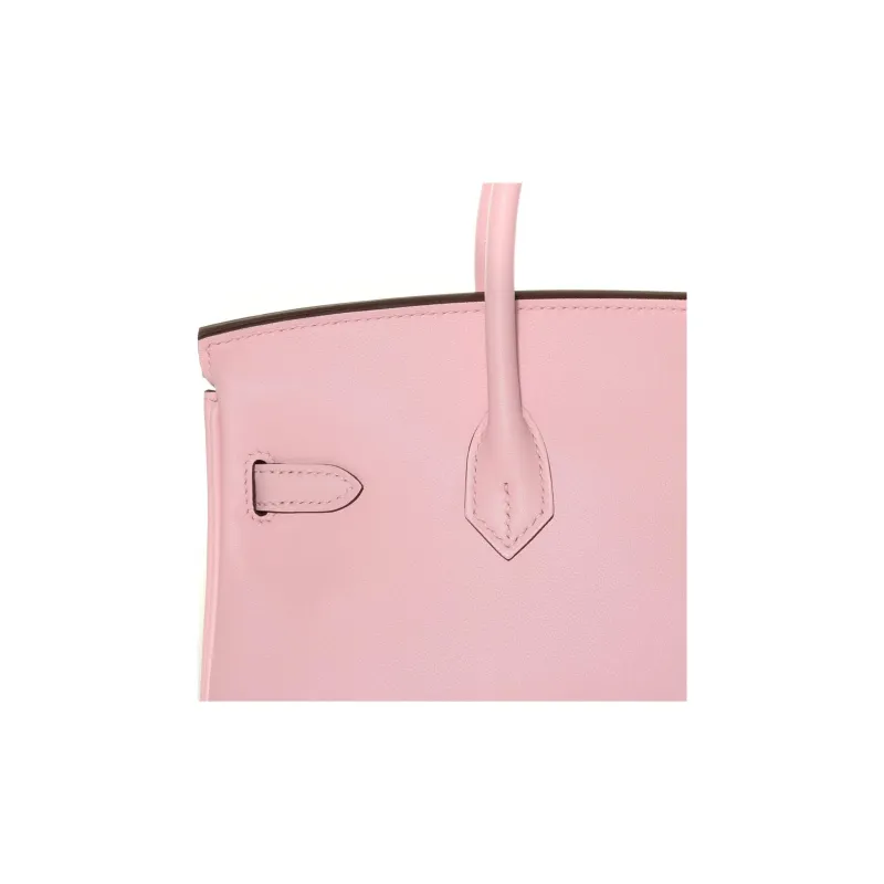 HERMES Birkin Swift Leather Birkin Bag Handbag Women's 3Q Rose Sakura Cherry Blossom Pink-5