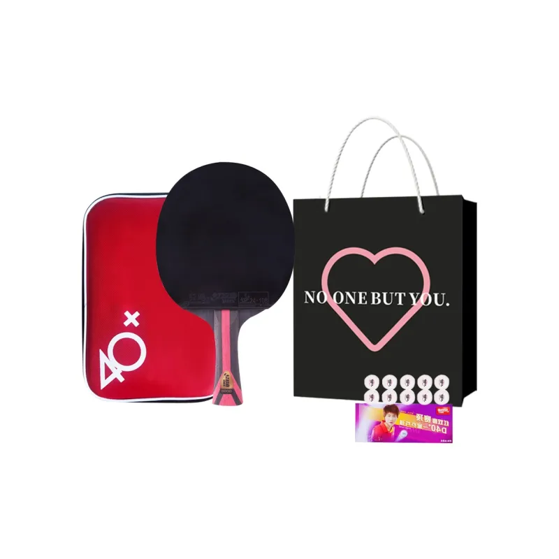 DHS Ping Pong Paddles Unisex All Wood, Carbon Fiber-16