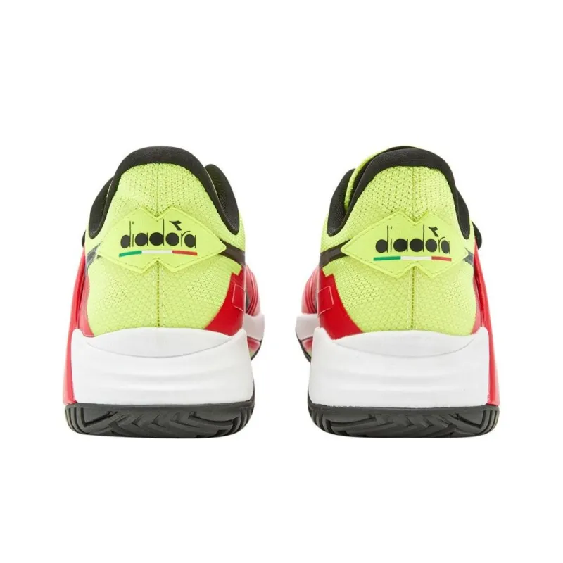 diadora B.Icon 2 AG 'Yellow Fluorescent Fiery Red'-3