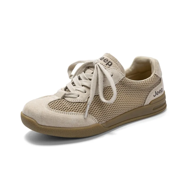 Jeep Shock Absorbers Slip Resistant, Abrasion Resistant, Breathable Low Top Casual Running Shoes Women's Gray-1
