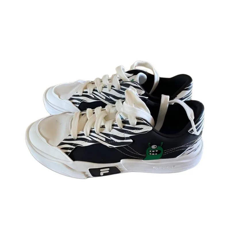 FILA FUSION Pop 2 Fob Shoes 'Black White'-1