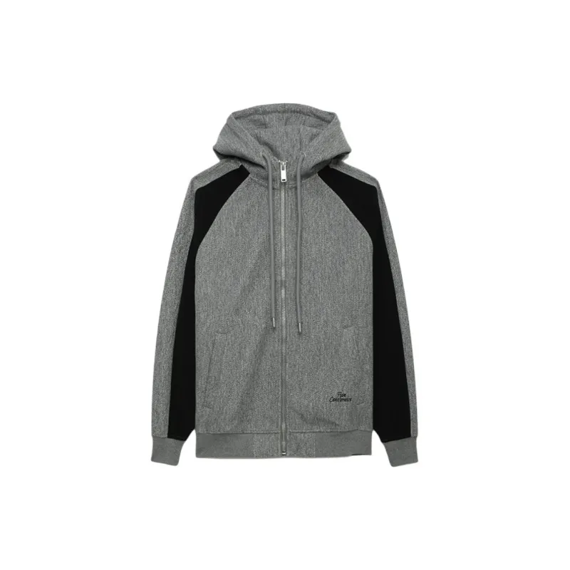 FIVE CM Logo embroidered Cotton Hooded Jacket-5
